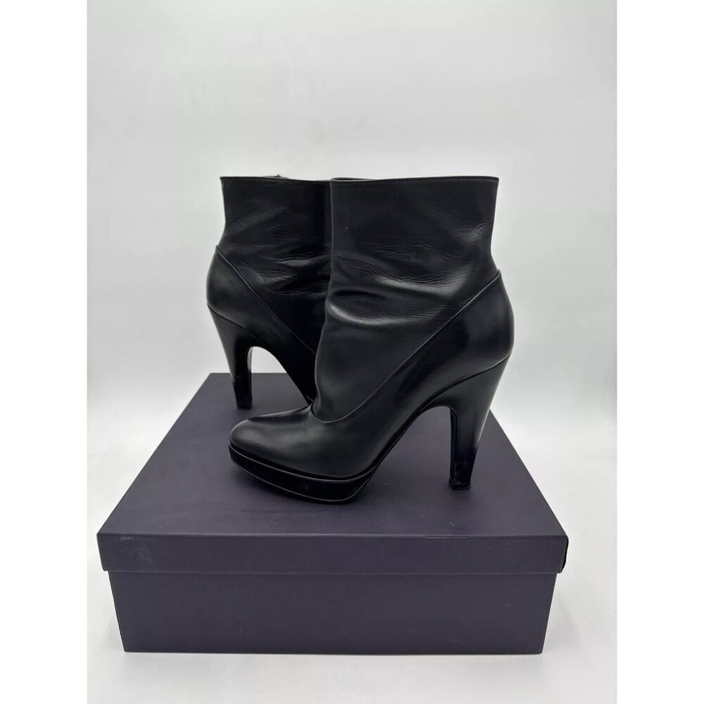 Prada Platform Ankle Booties Sz. 36.5 with Box